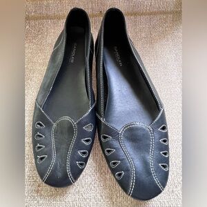 Sandler Of Boston Pleasure Navy Blue Size 8.5